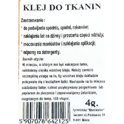 Klej do tkanin